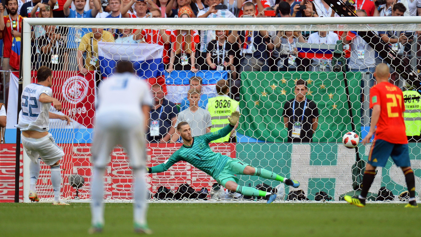 Las imágenes del España-Rusia