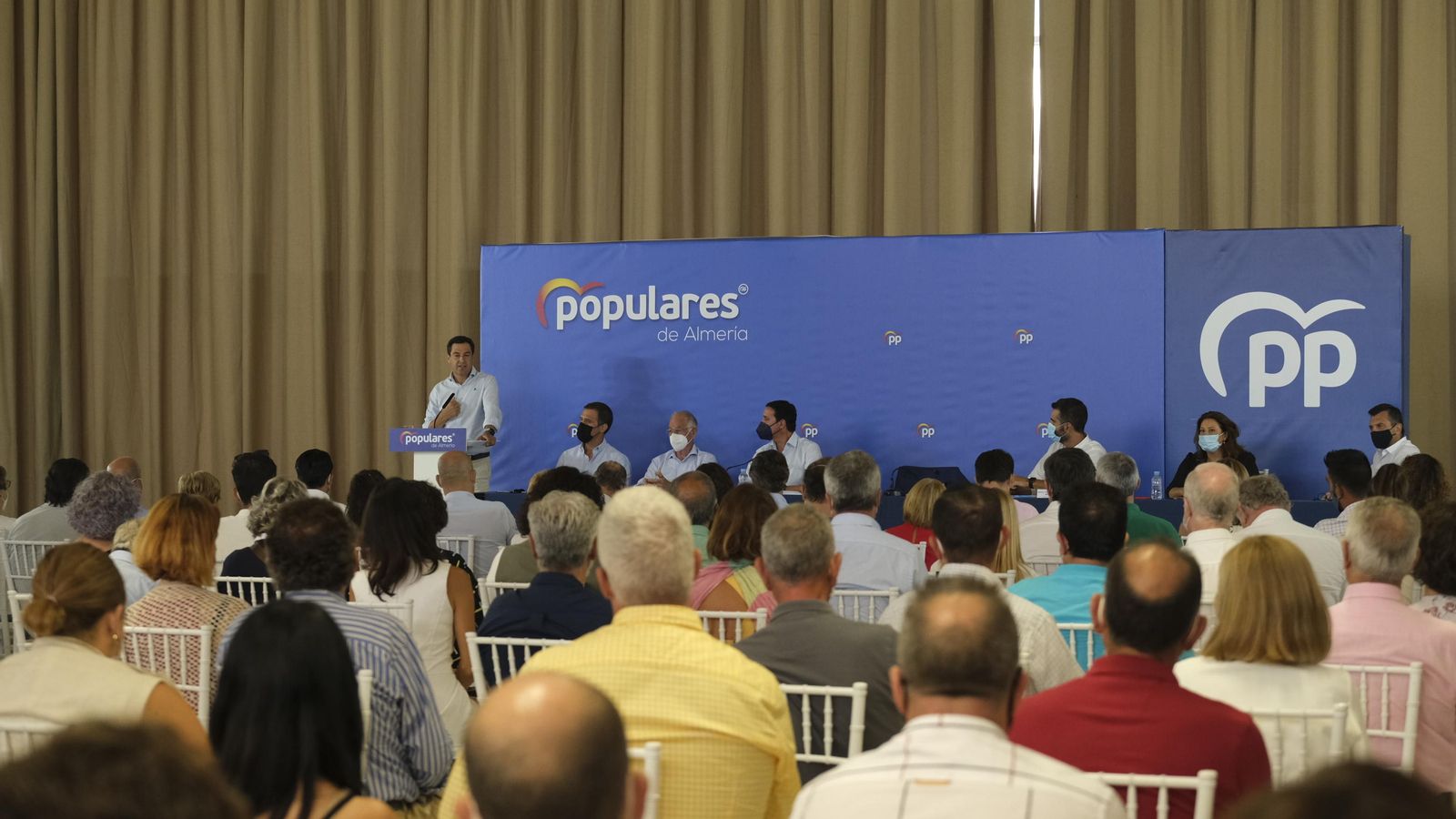 La junta directiva del PP de Almería ha sido la más concurrida del partido desde el comienzo de la covid-19.
