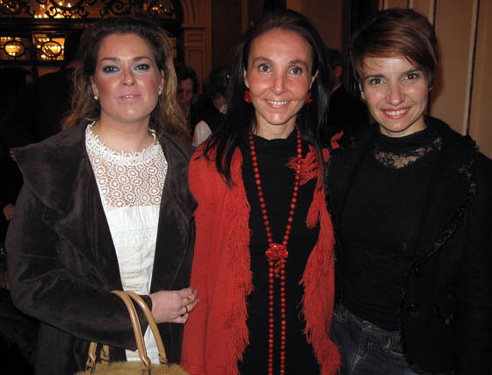 Las empresarias Lidia Díez (LD Eventos), Miluca Pretel (Pilusa) y Azucena García (Artefloral).

Foto: Victoria Ramírez