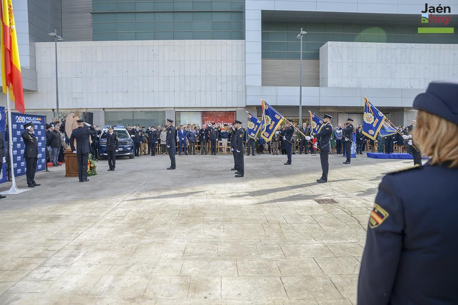 Celebración del bicentenario de la Policía Nacional en Jaén.