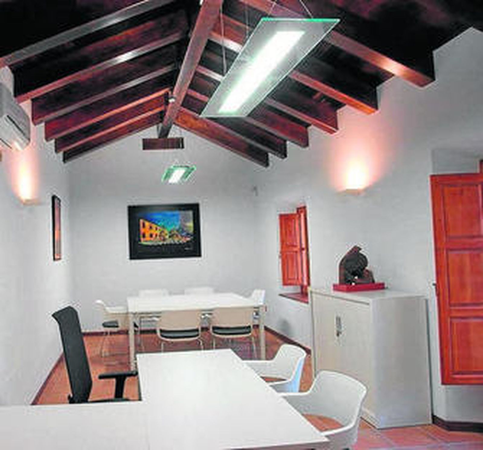 Interior de la finca El Portón.
