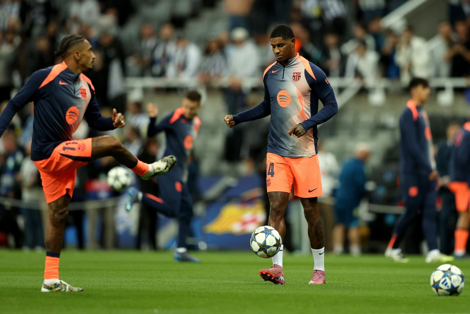 Las fotos del Newcastle - Barcelona