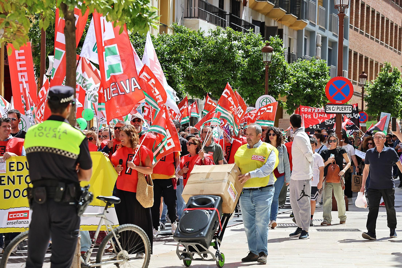 Imágenes de la manifestación en defensa de la educación pública