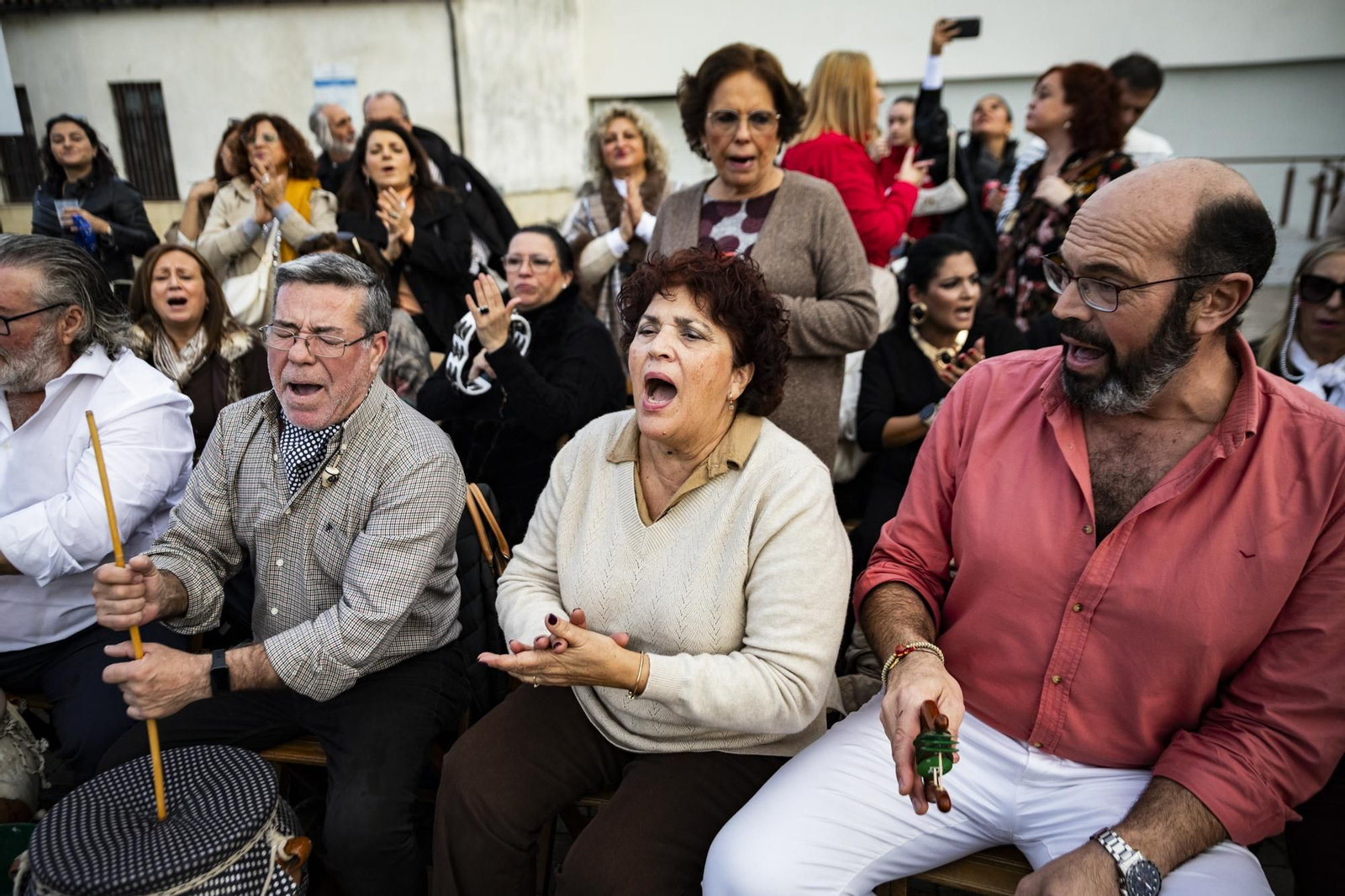 Imágenes de zambombas del día 13 de diciembre en Jerez