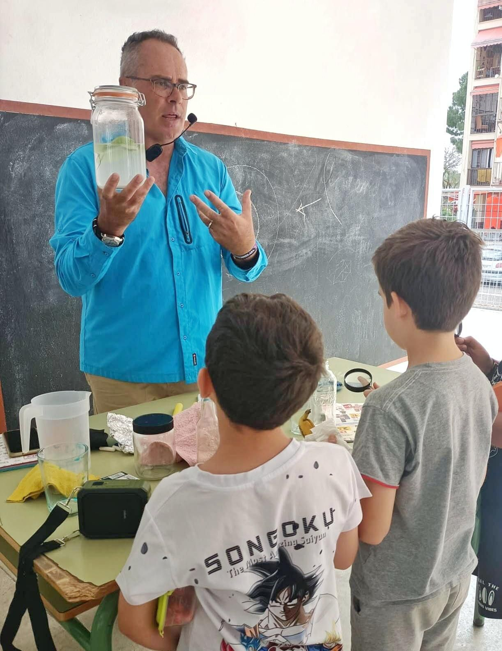 José Luis Torres, durante una de sus charlas divulgativas.