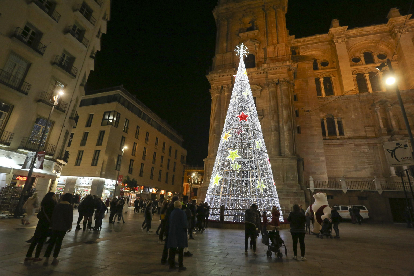Las fotos de las luces de Navidad en Málaga Las fotos de las luces de Navidad en Málaga