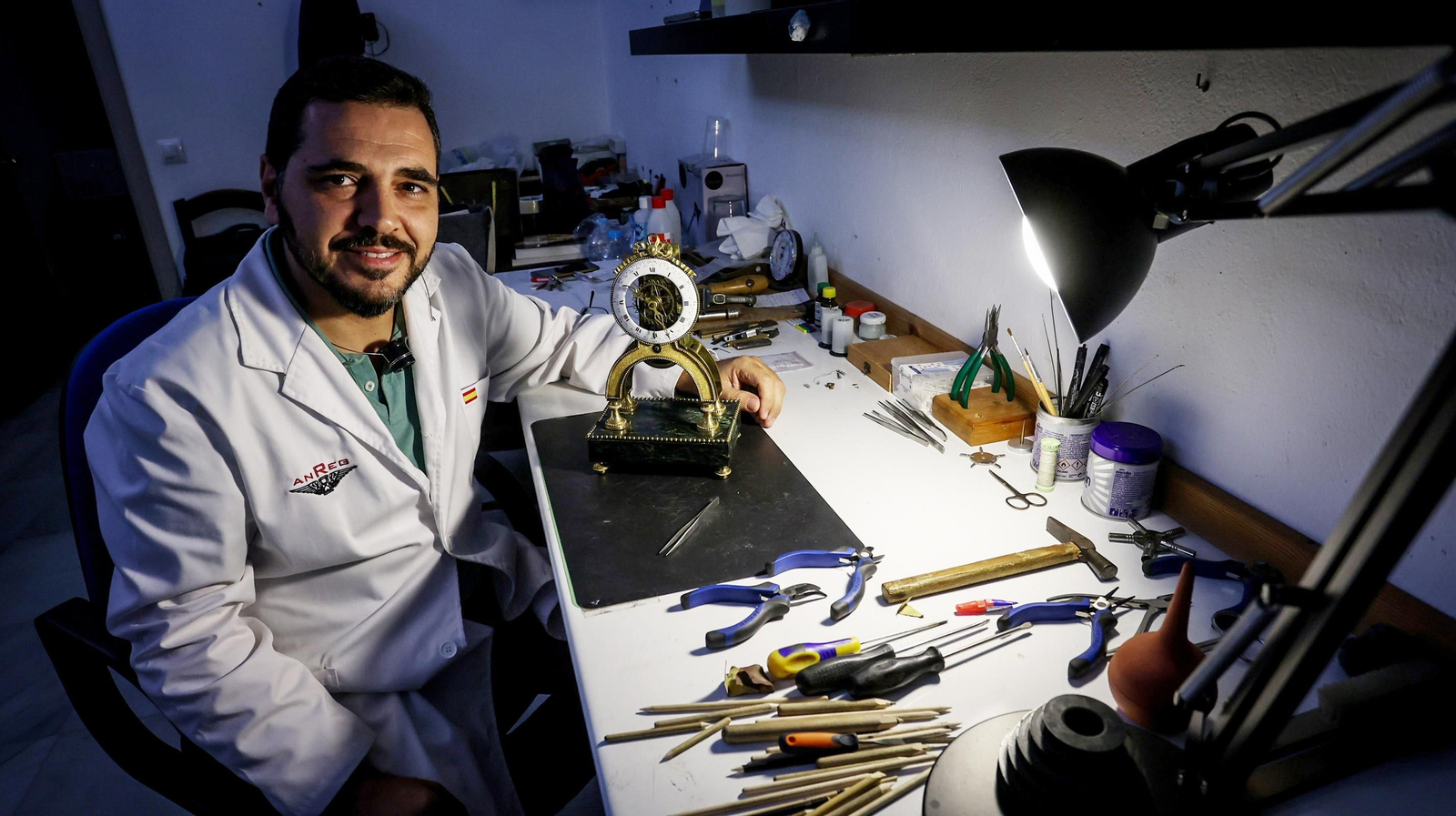 El 'Afinador del tiempo' del Museo de Relojes de Jerez