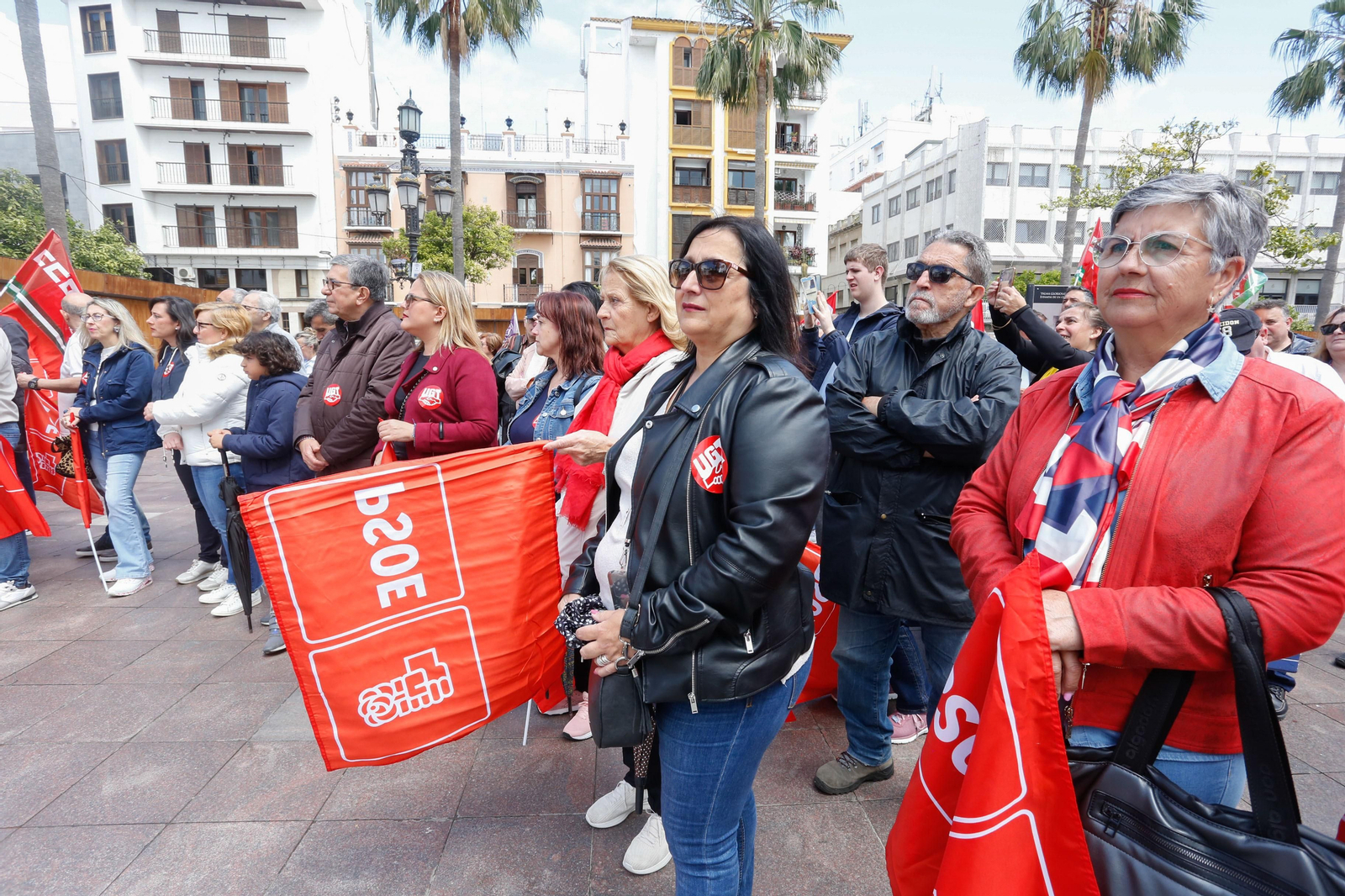 Fotos de la manifestación del Primero de Mayo en Algeciras