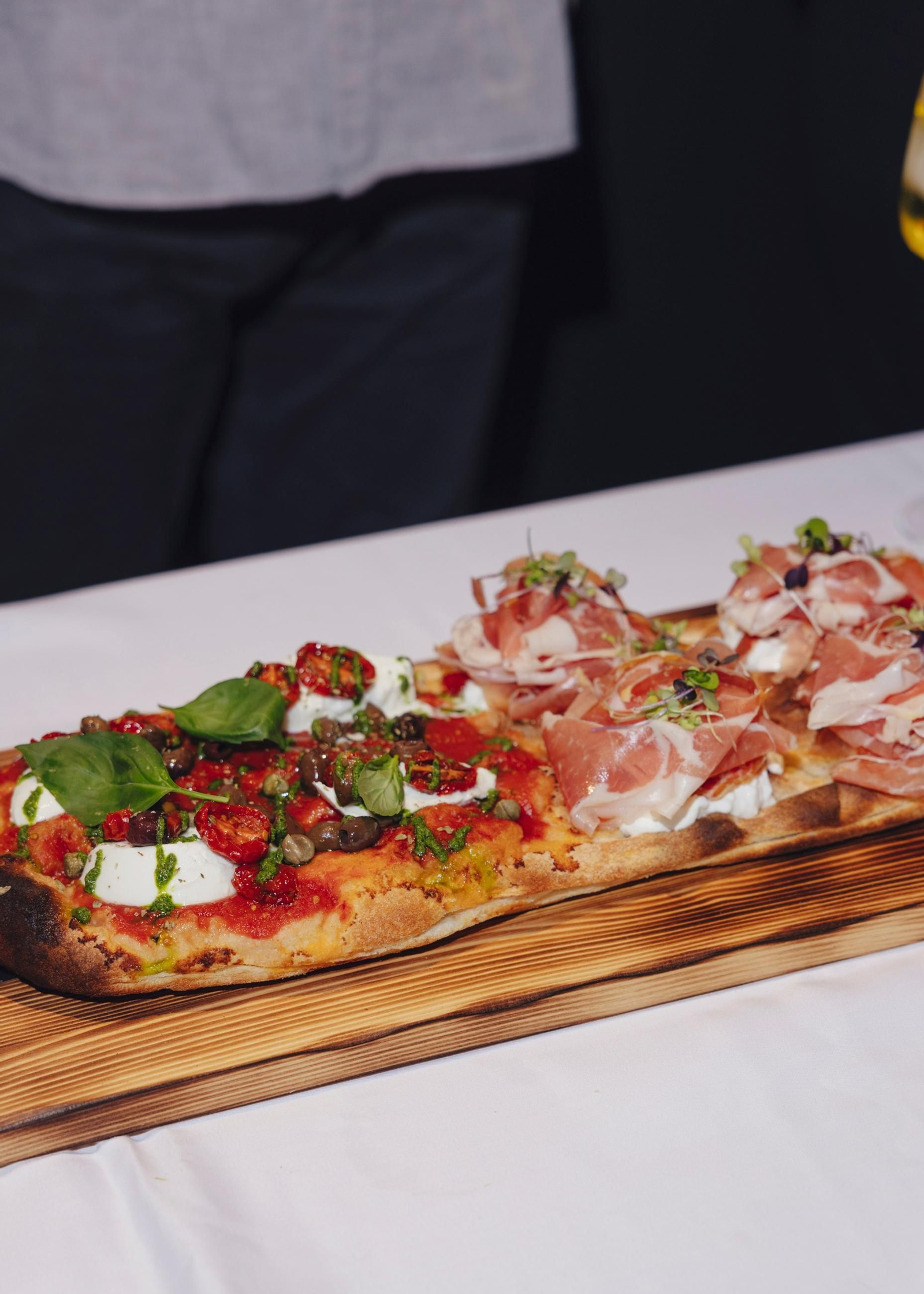 Una de las pizzas de Sesto Gusto