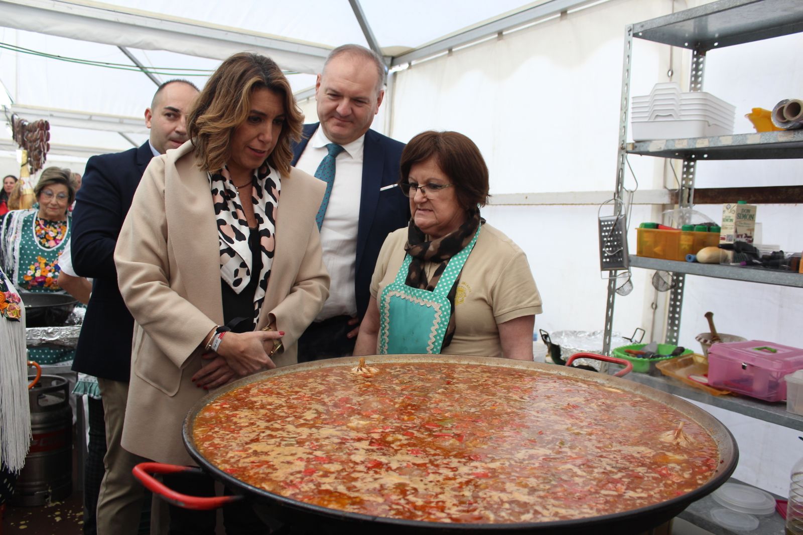 Susana Díaz visita la Feria de Cuevas del Almanzora
