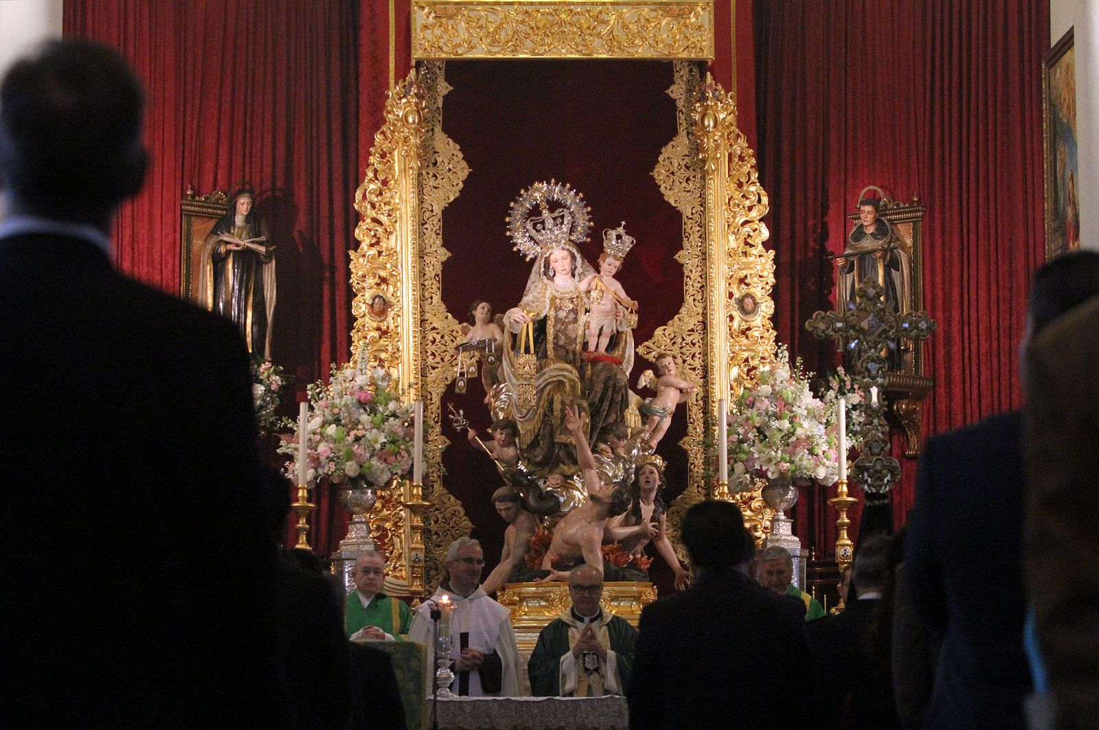 Imágenes de la bendición de la Virgen del Carmen