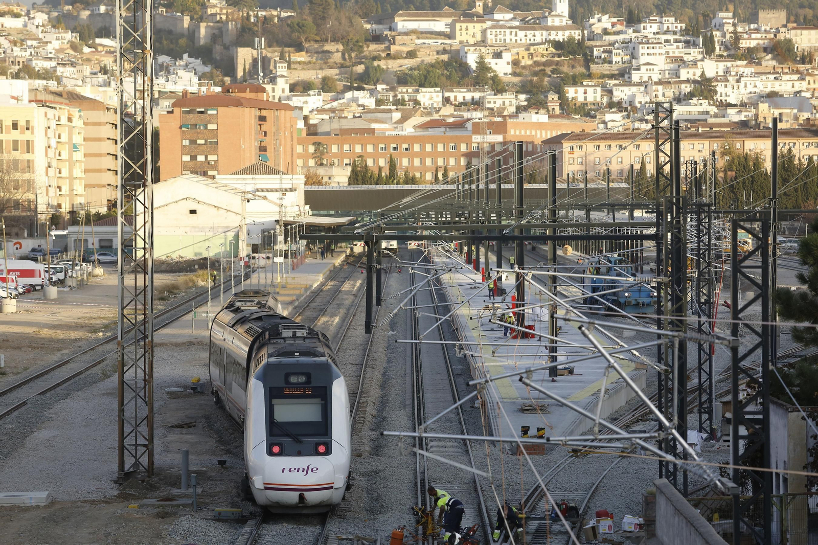 Las imágenes de las obras del AVE