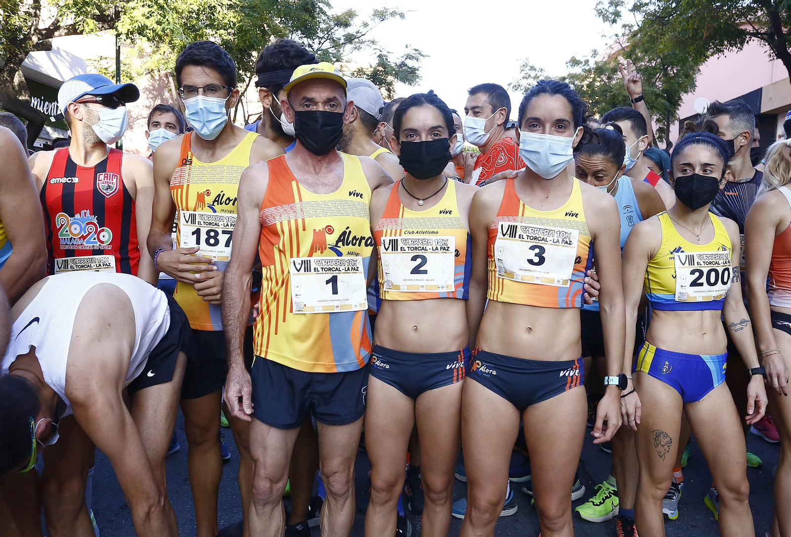 Las fotos de la primera carrera urbana en Málaga tras la pandemia Las fotos de la primera carrera urbana en Málaga tras la pandemia