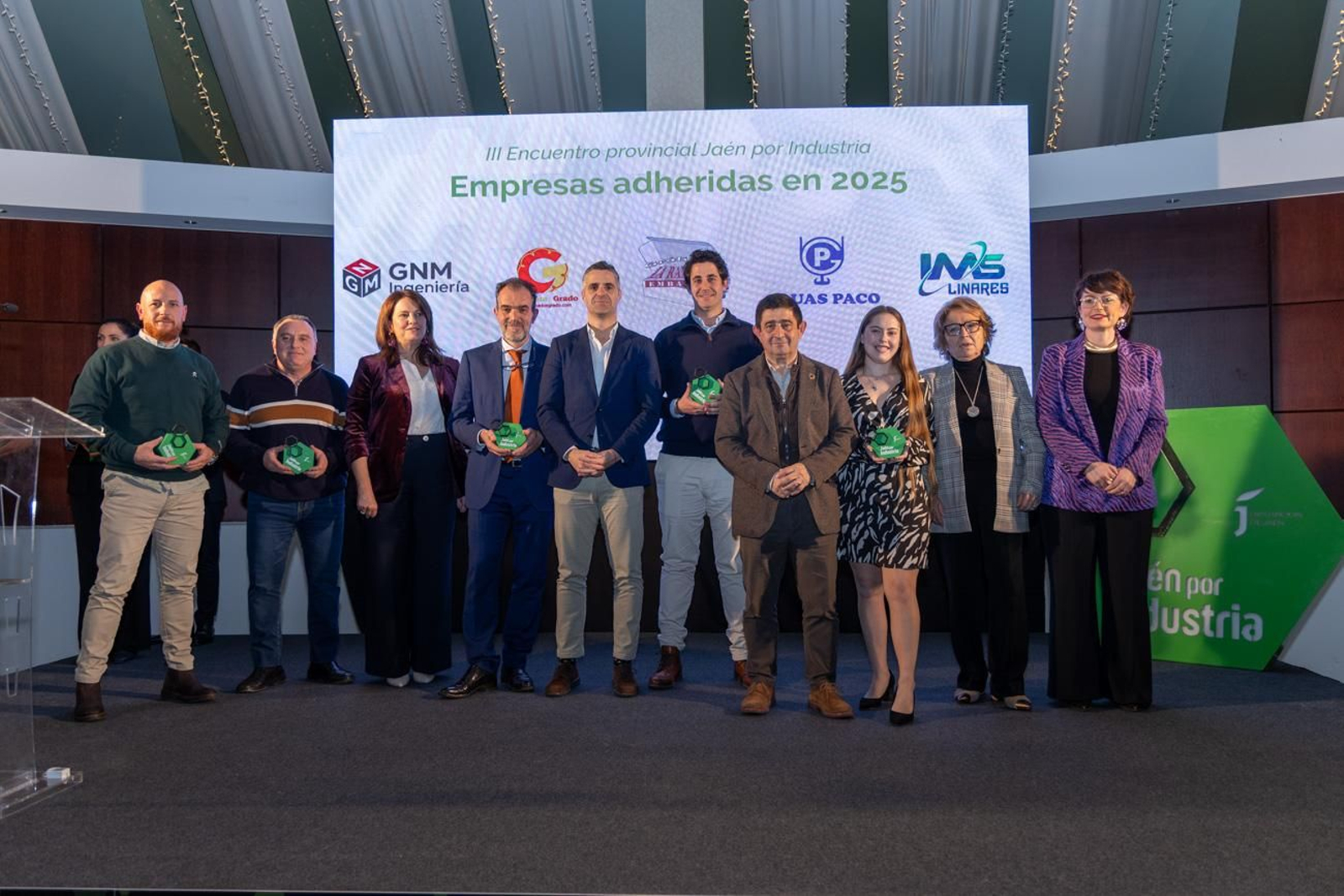 Entrega de distinciones y apertura del III Encuentro Provincial Jaén por Industria