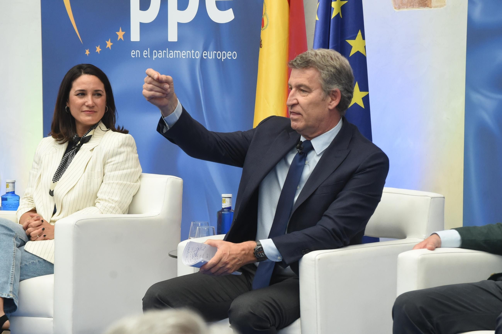 La visita de Núñez Feijóo y Juanma Moreno a Córdoba, en imágenes