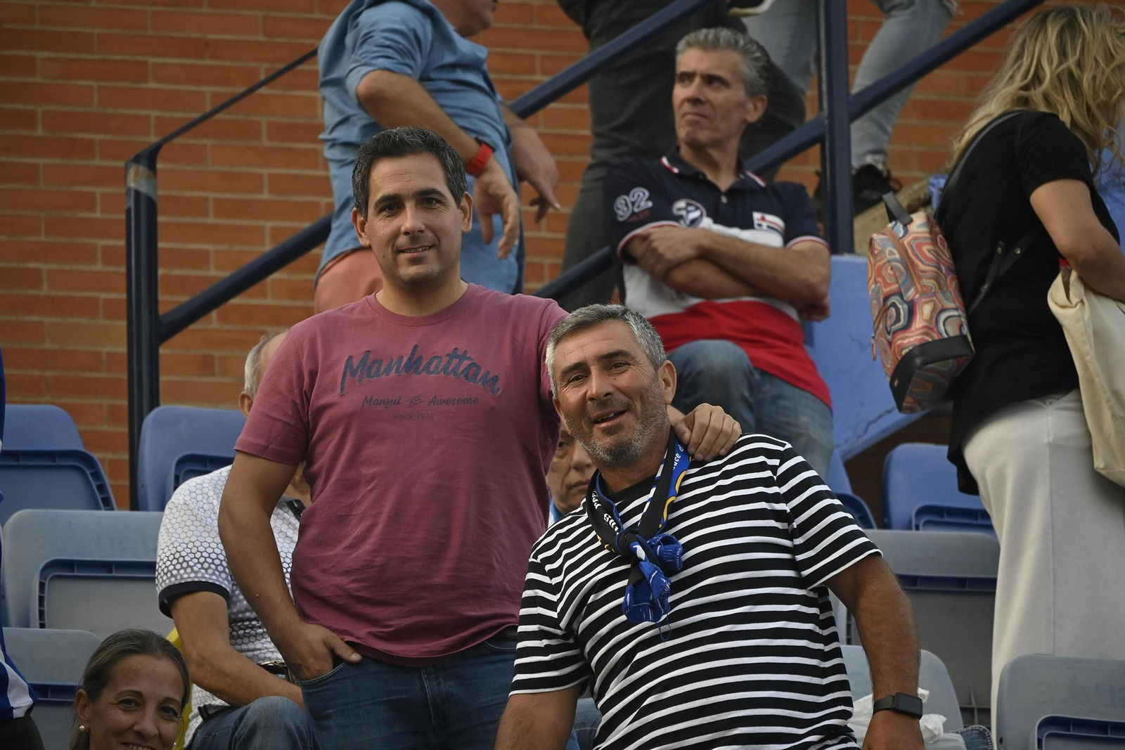 Ambiente del partido del Recreativo de Huelva y el Cádiz FC Mirandilla