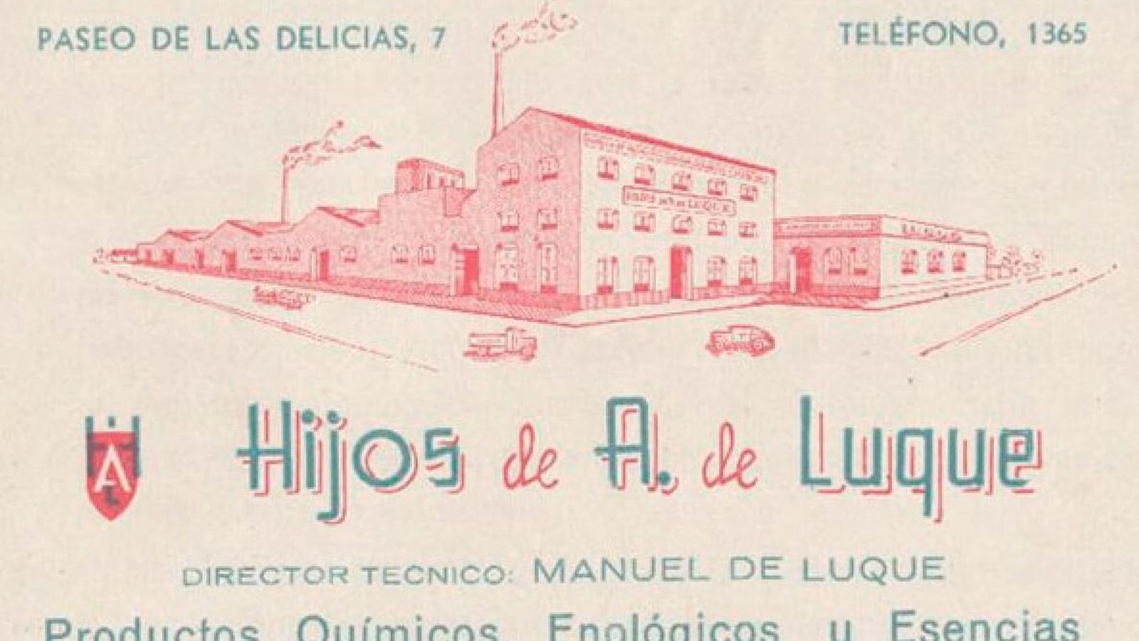 Vista de las instalaciones que tuvieron en el Paseo de las Delicias.