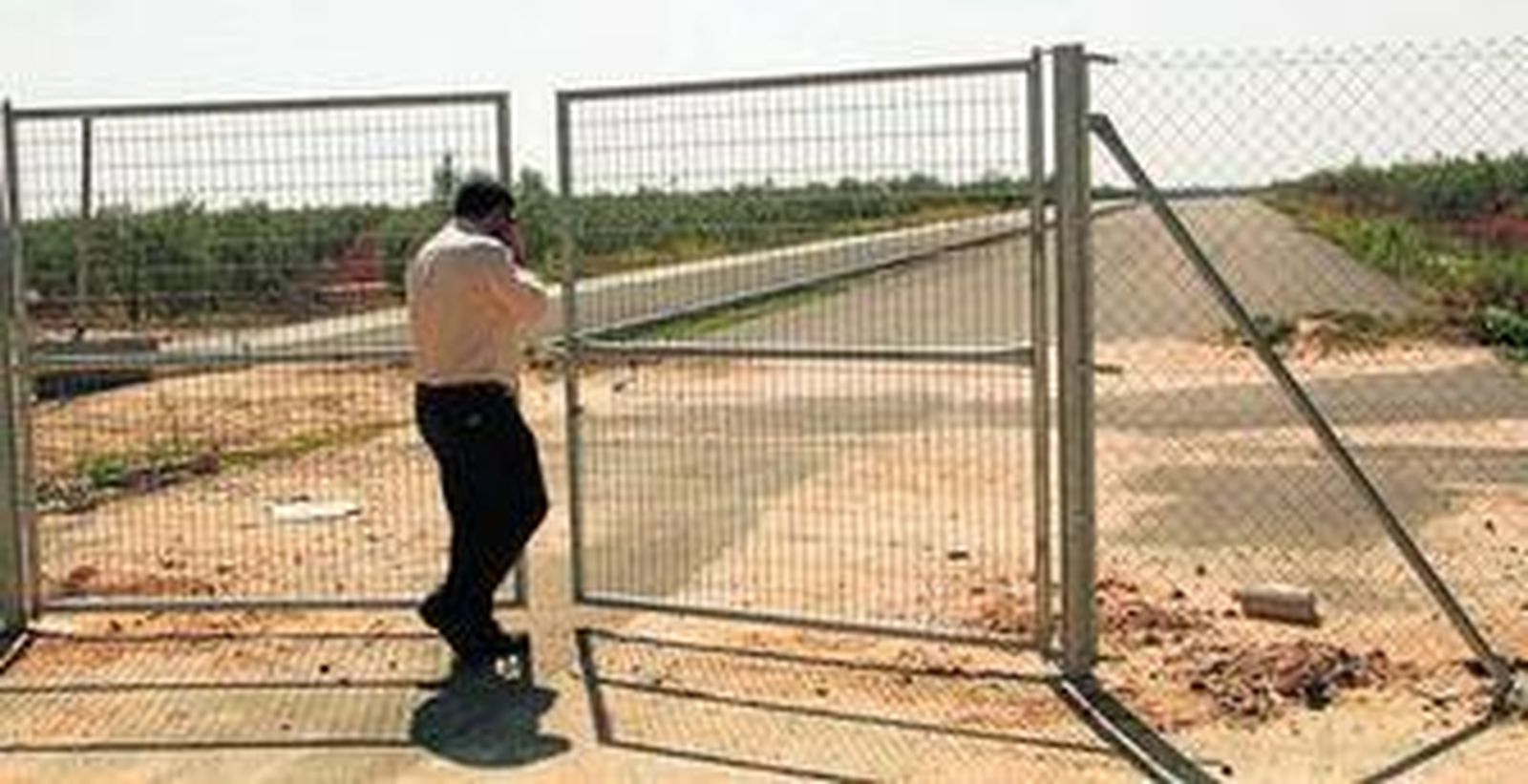 Una imagen de archivo de la carretera y la zona de Tablantes, en la que se firmaron los convenios.