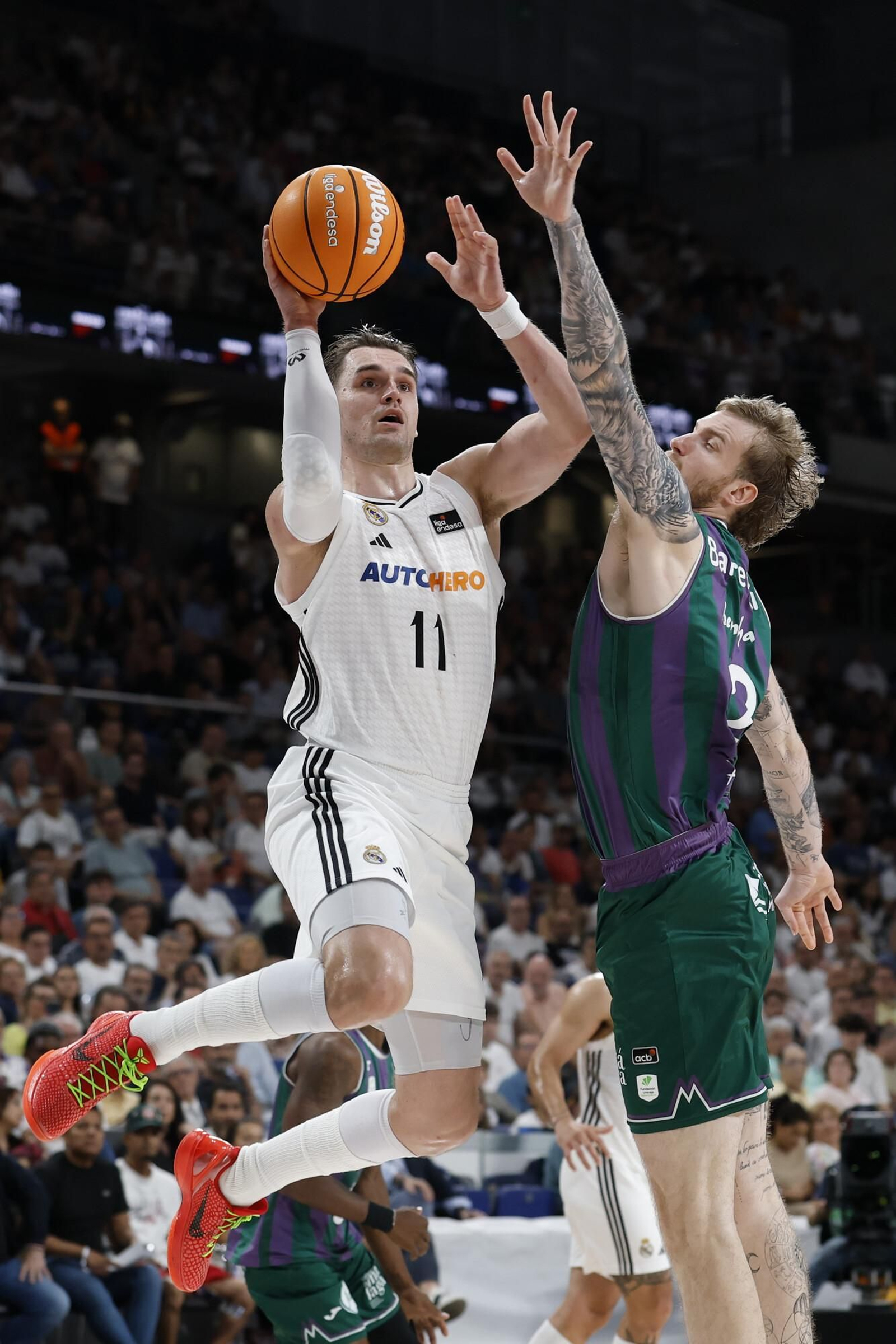 El Real Madrid-Unicaja en fotos