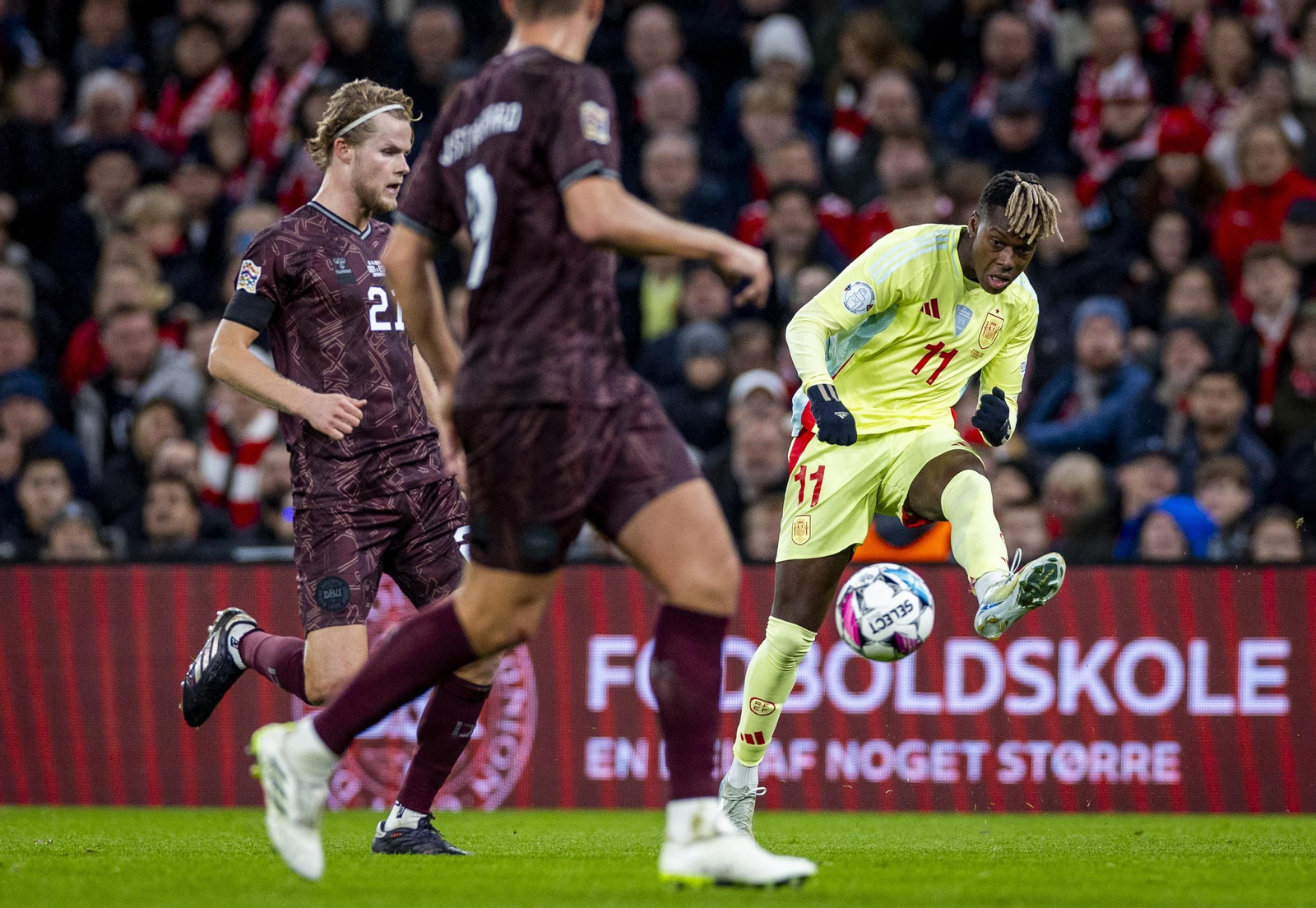 Las fotos del Dinamarca - España