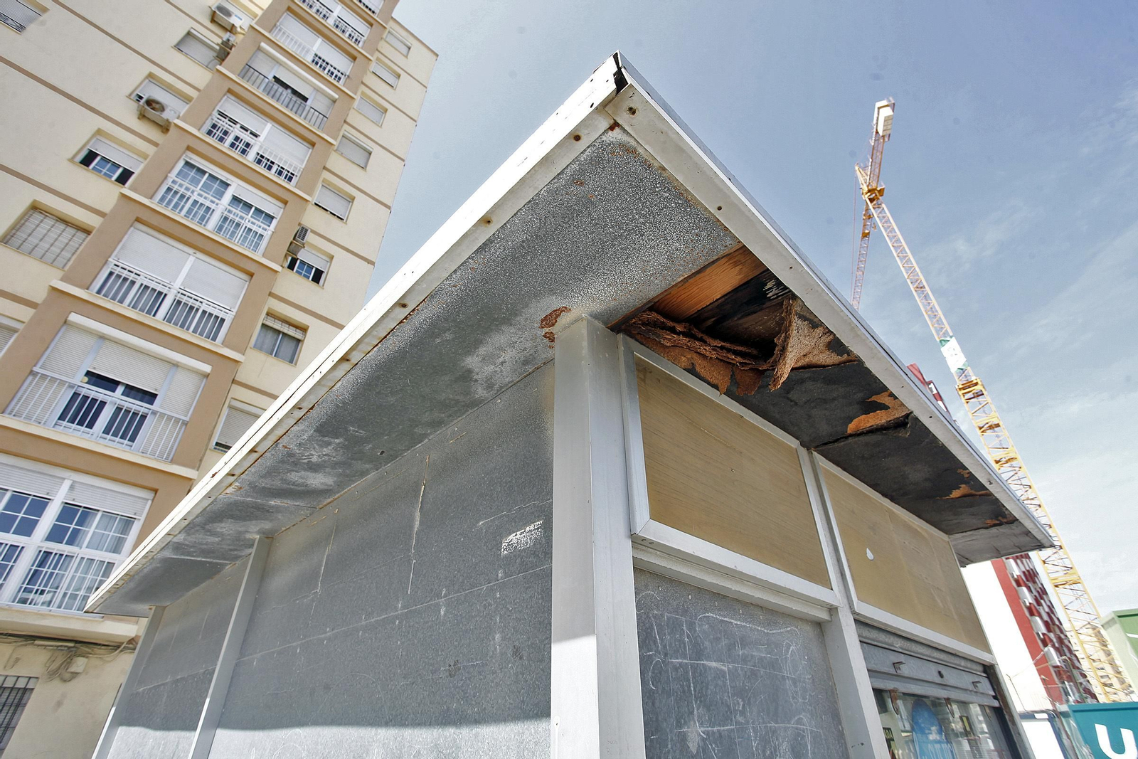 Efectos del temporal de levante en Cádiz
