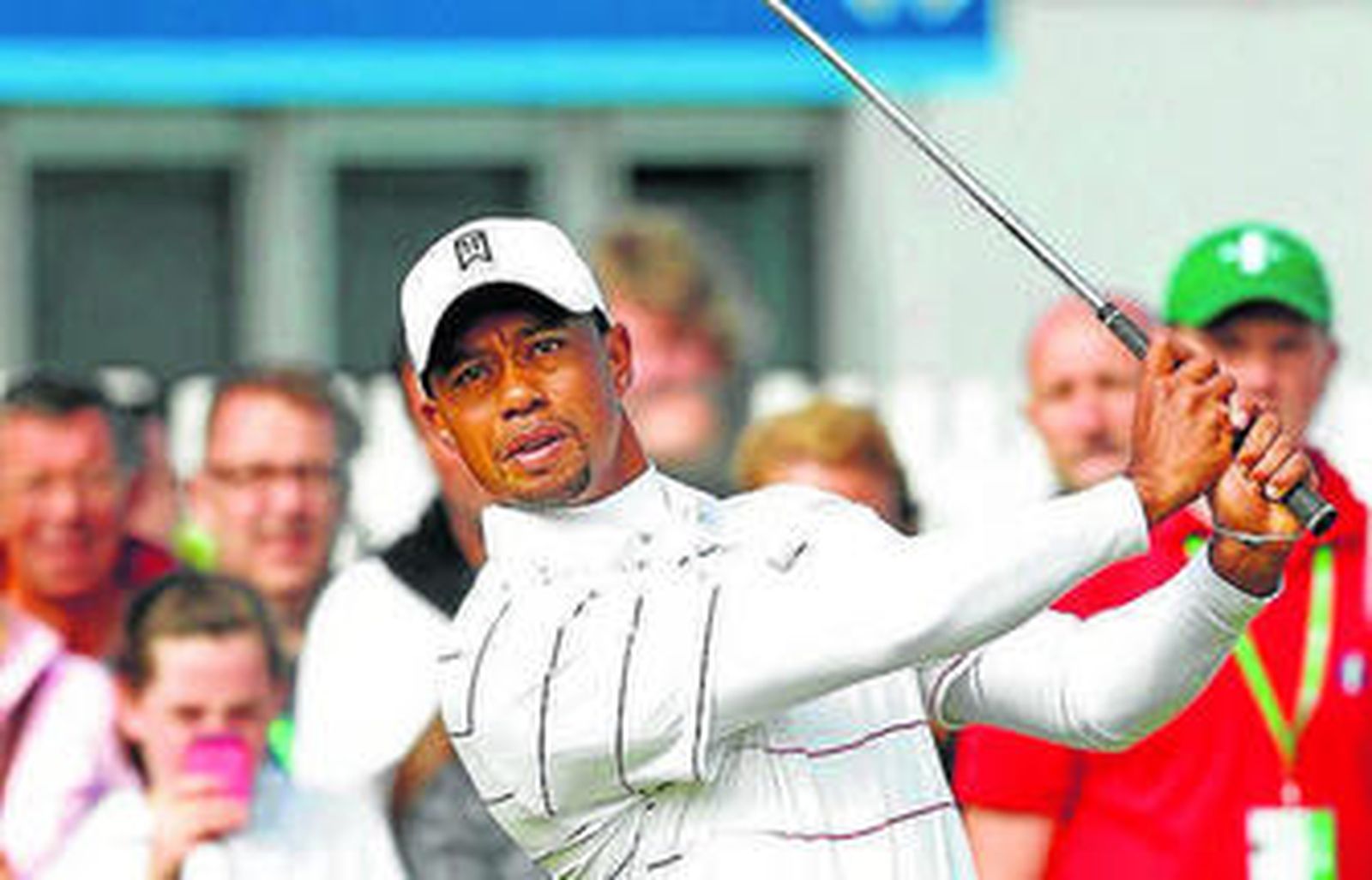 Tiger Woods en la última jornada de entrenamientos.