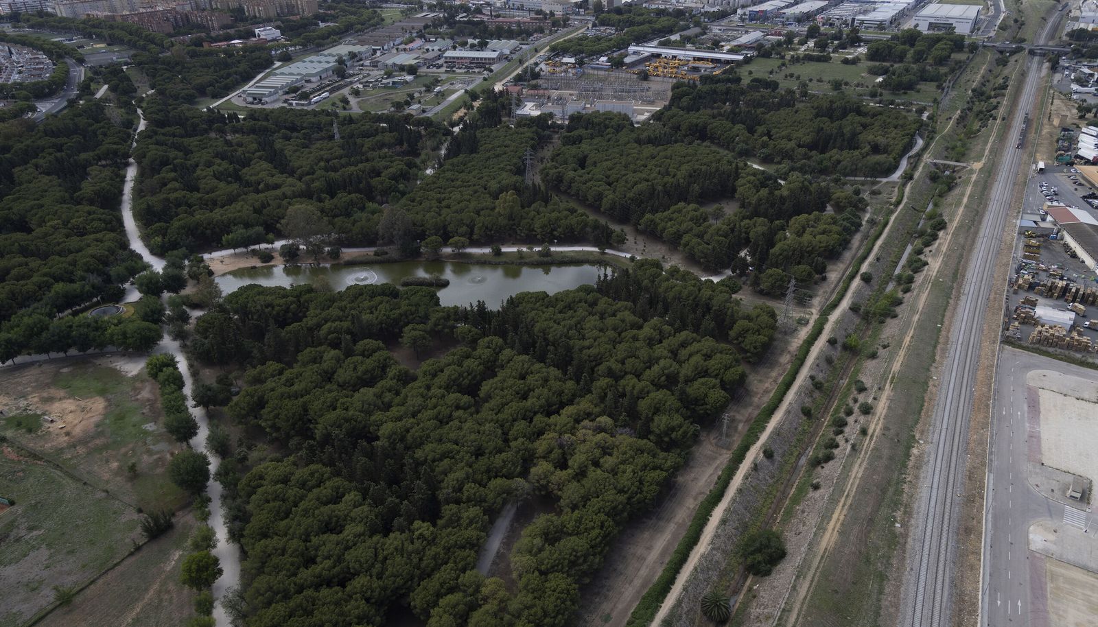 Sevilla desde el helicóptero de la Policía Nacional