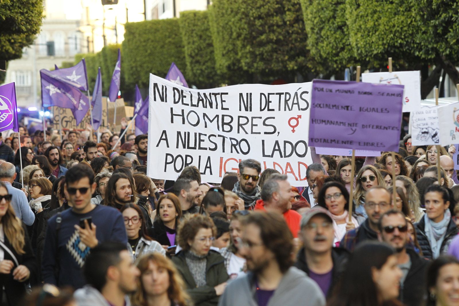 Fotogalería manifestación Día Internacional de la Mujer