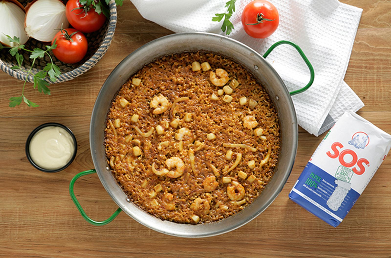 Receta de arroz a banda