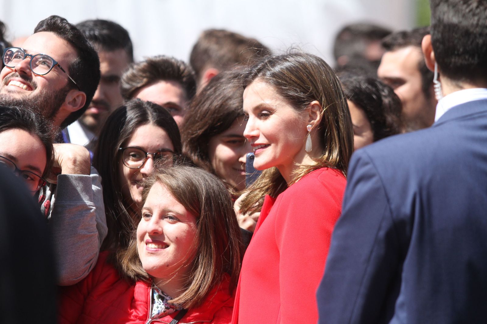 Imágenes de la visita de la reina Letizia a Huelva