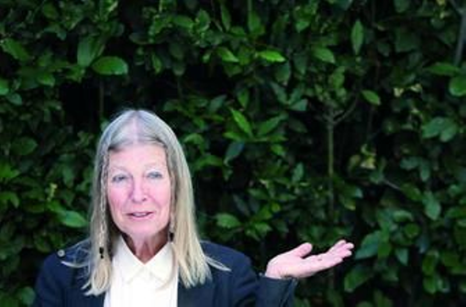 Lydia Corbett, modelo y artista, ayer, en el Museo Picasso Málaga.