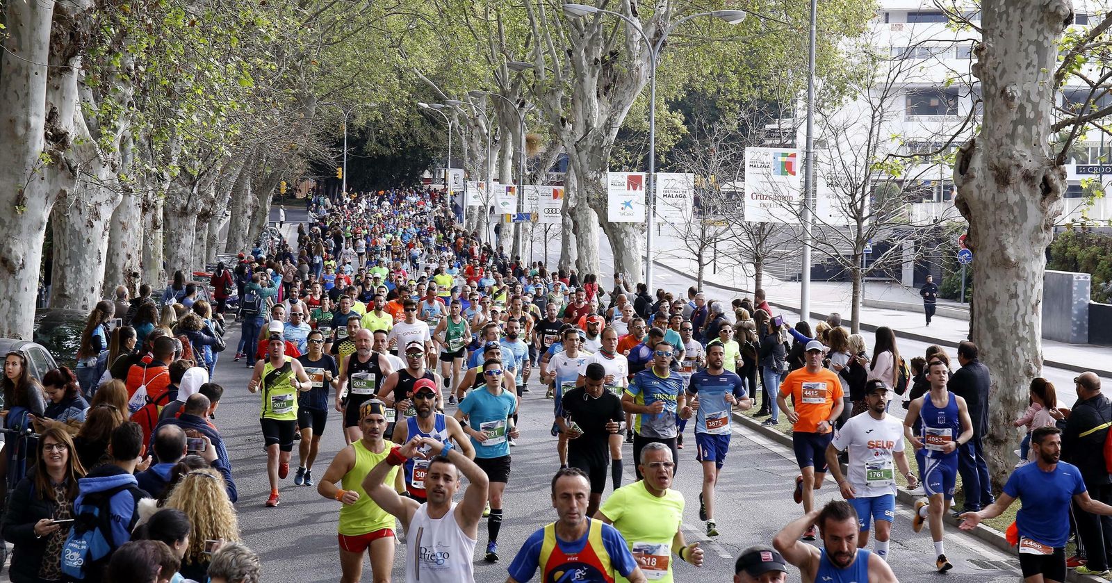 Las imágenes de la Media Maratón de Málaga