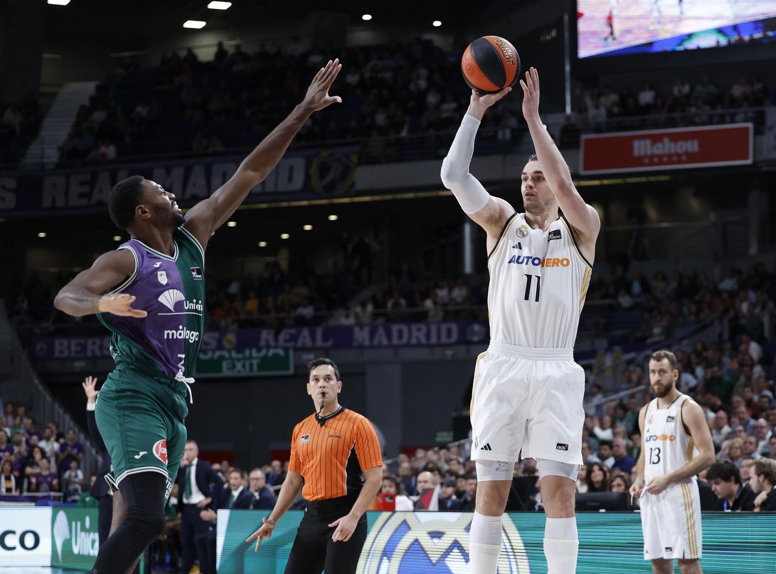 El Real Madrid-Unicaja, en fotos