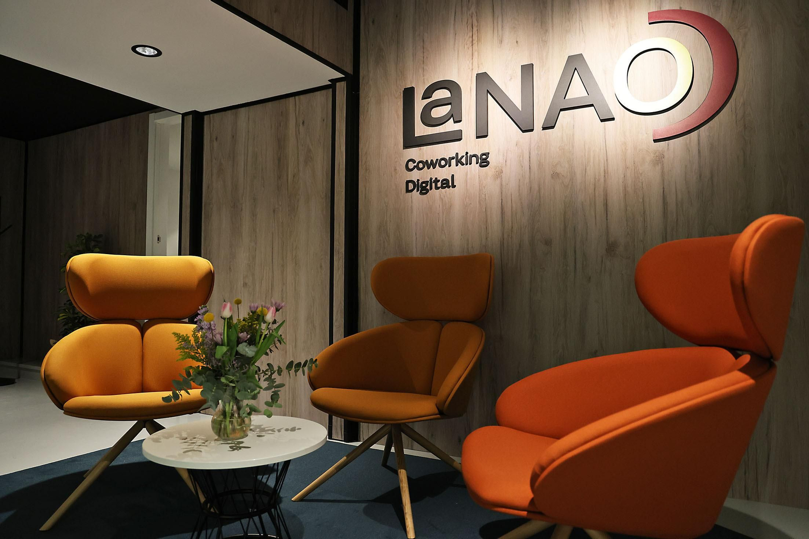 Imágenes de la inauguración del coworking digital 'La Nao'.