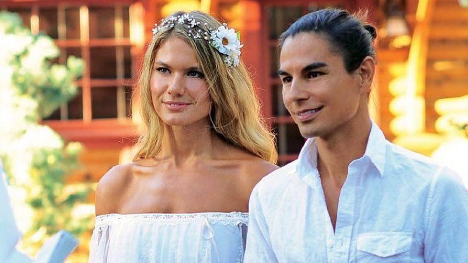 Charisse Verhaert y Julio José Iglesias, cuando aún eran un matrimonio.