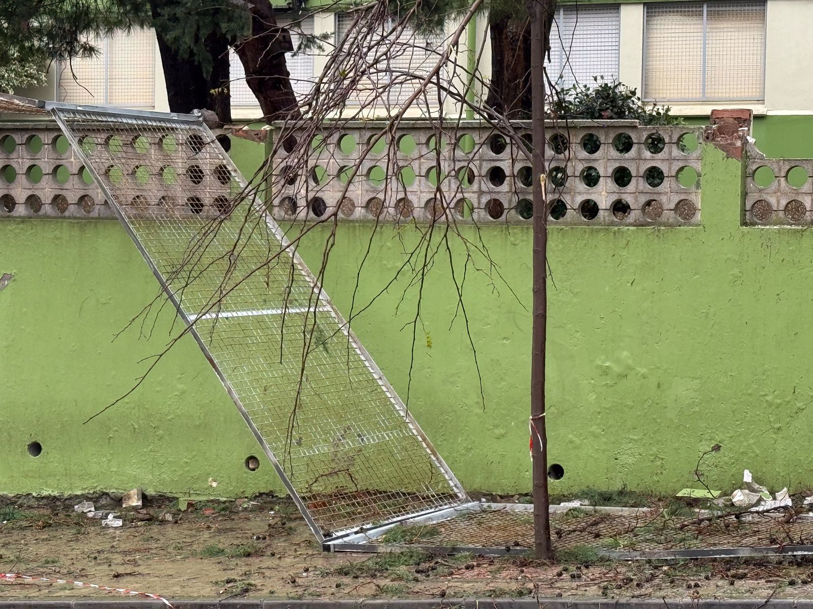 Fotos del temporal de lluvia y viento por la borrasca Kristin en el Campo de Gibraltar