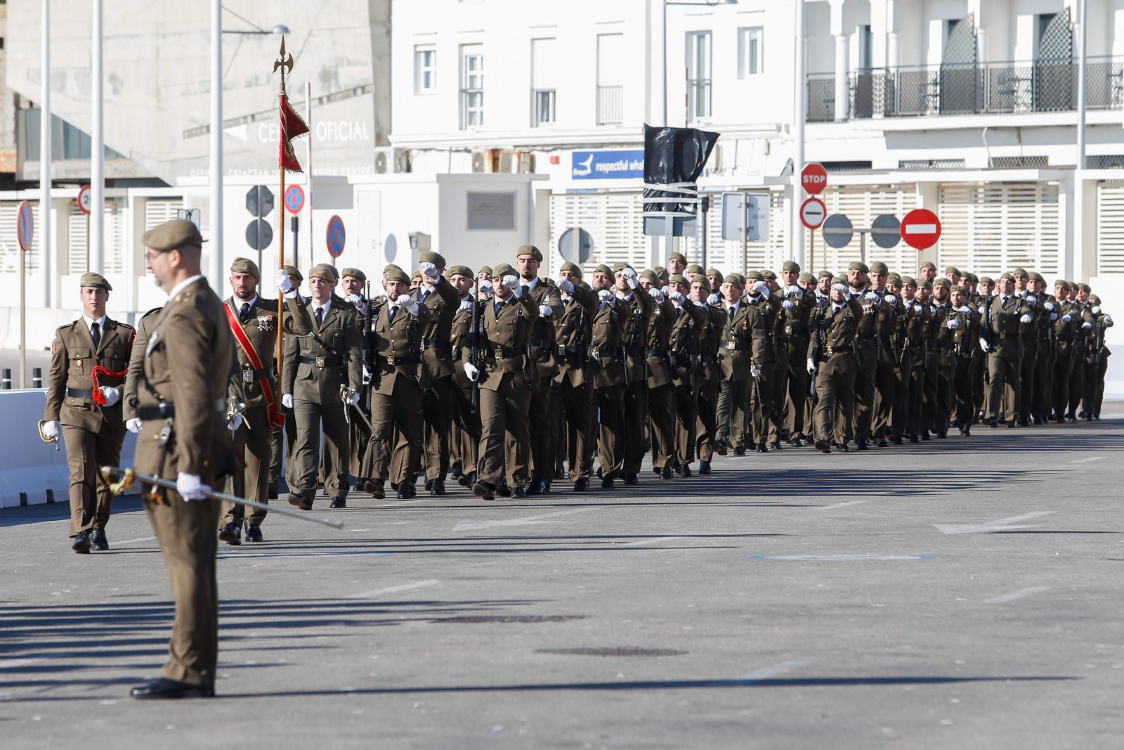 Las fotos de la jura de bandera civil en Tarifa