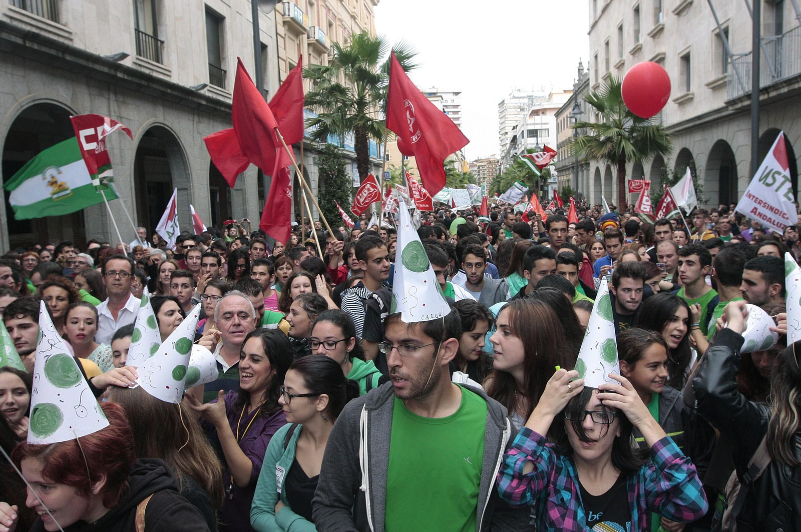 Una manifestación reciente contra la Lomce.