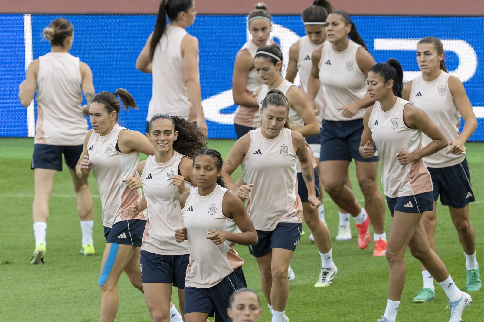 Las fotos de España antes de la semifinal contra Alemania