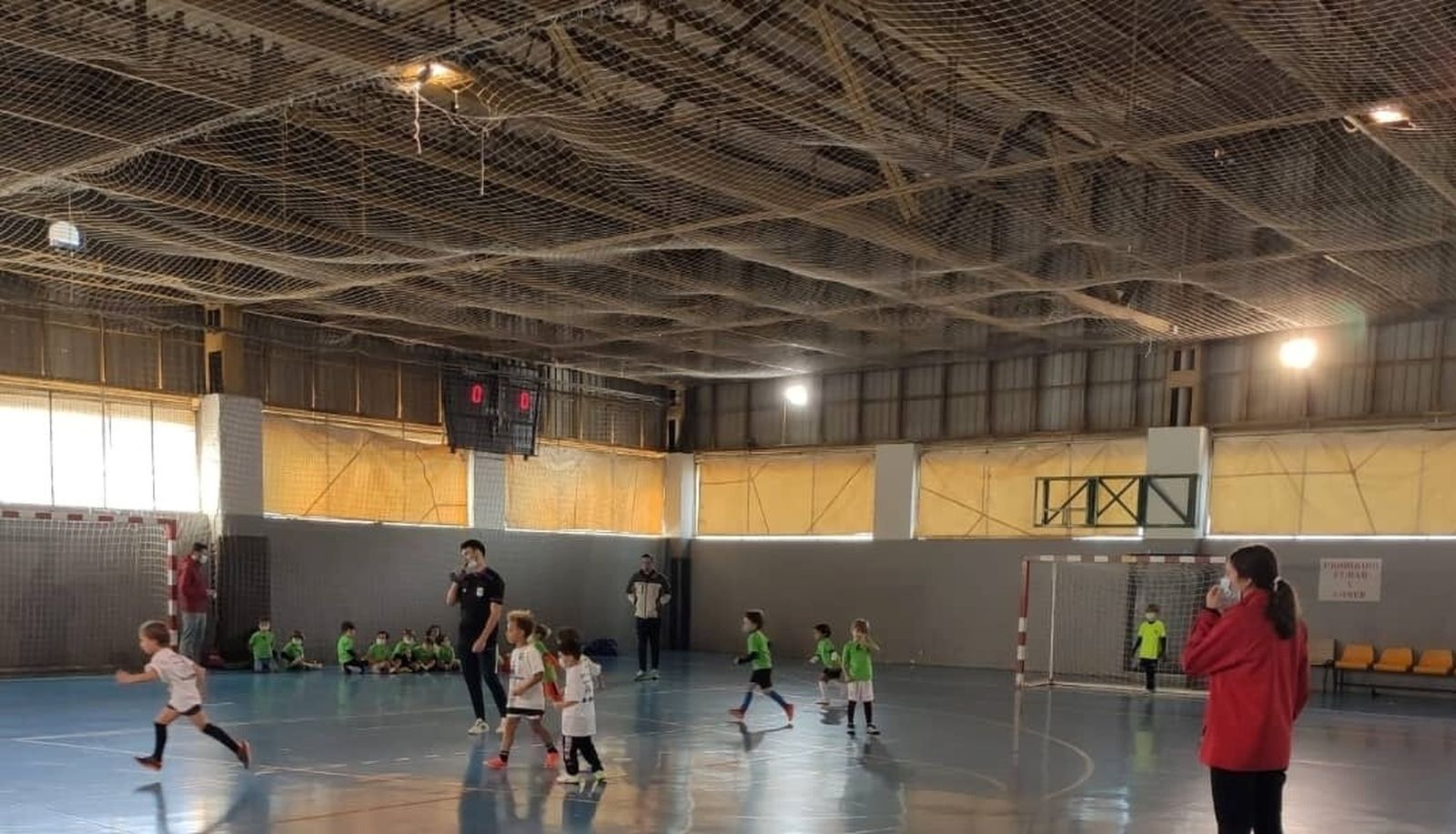 El incidente ocurrió en el pabellón de Hytasa.