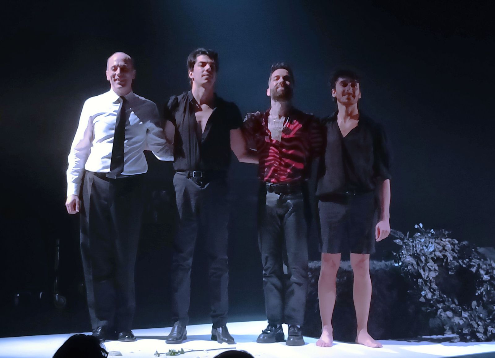 Intérpretes y director del nuevo espectáculo.