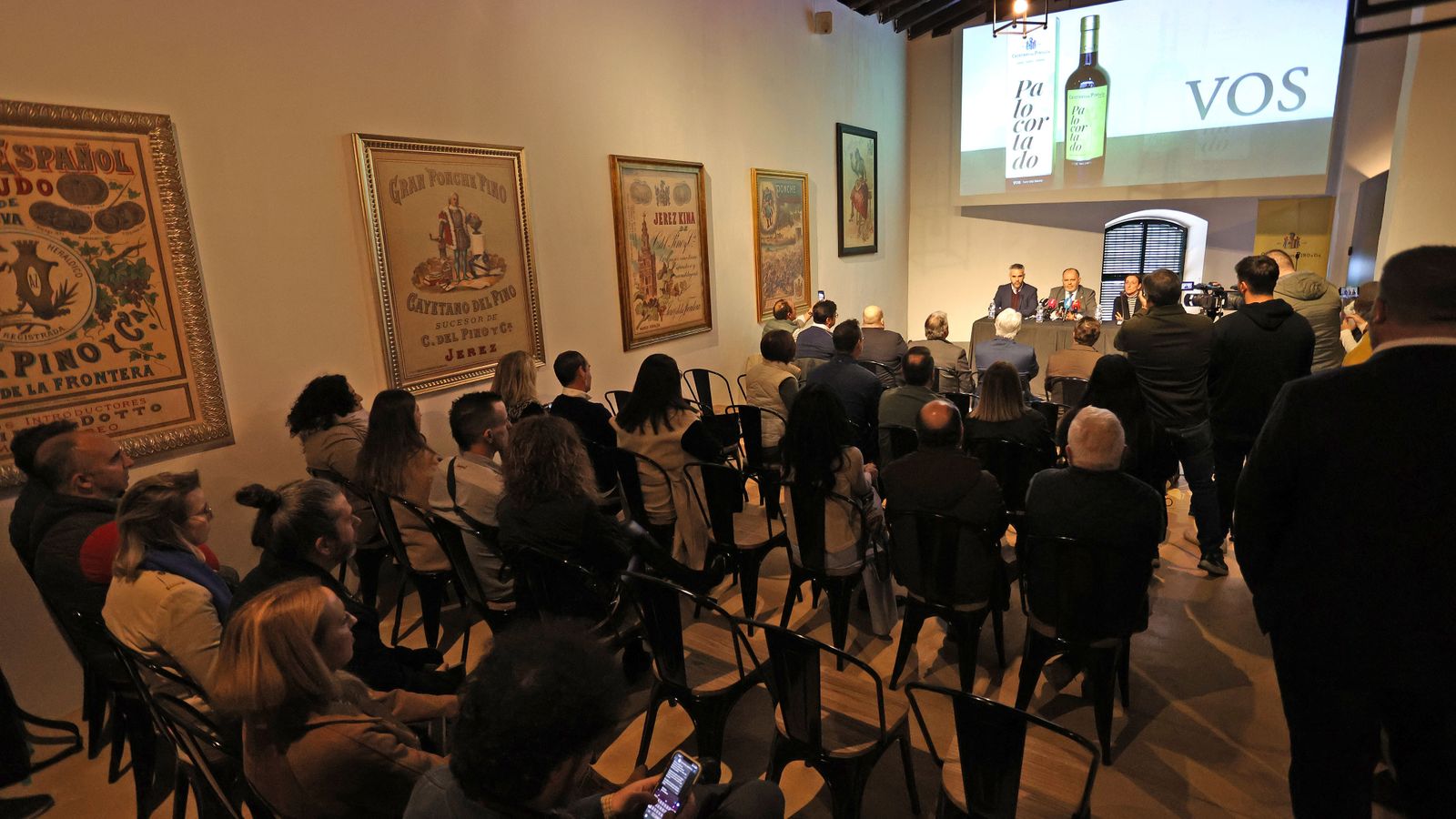 Presentación de los vinos VORS de Cayetano del Pino en Jerez