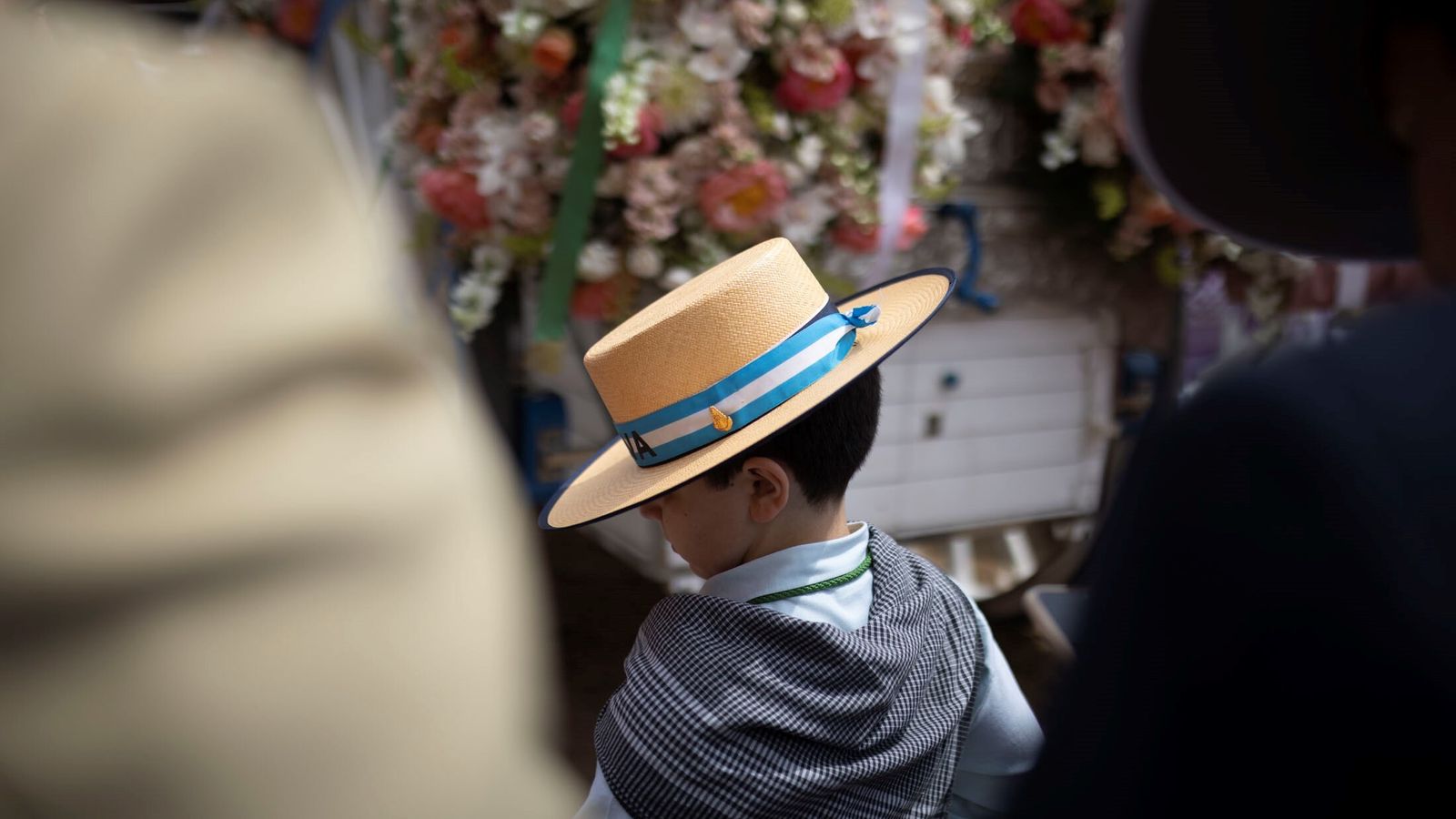 Los pequeños también acompañan a sus simpecados.