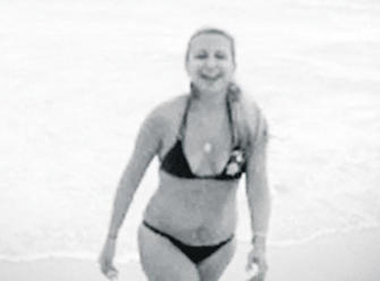 La joven malagueña, en una de sus estancias en Punta Cana, en un vídeo difundido por Antena 3.