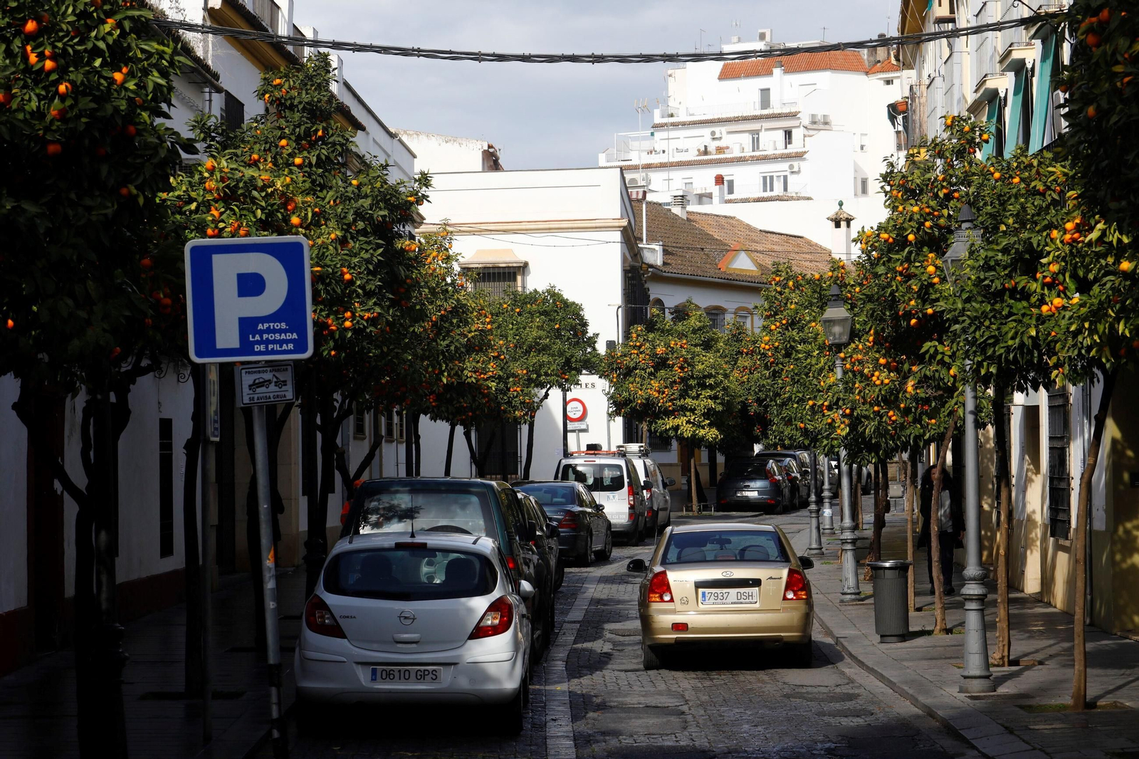 Un paseo en imágenes por el barrio de Santa Marina en pleno invierno