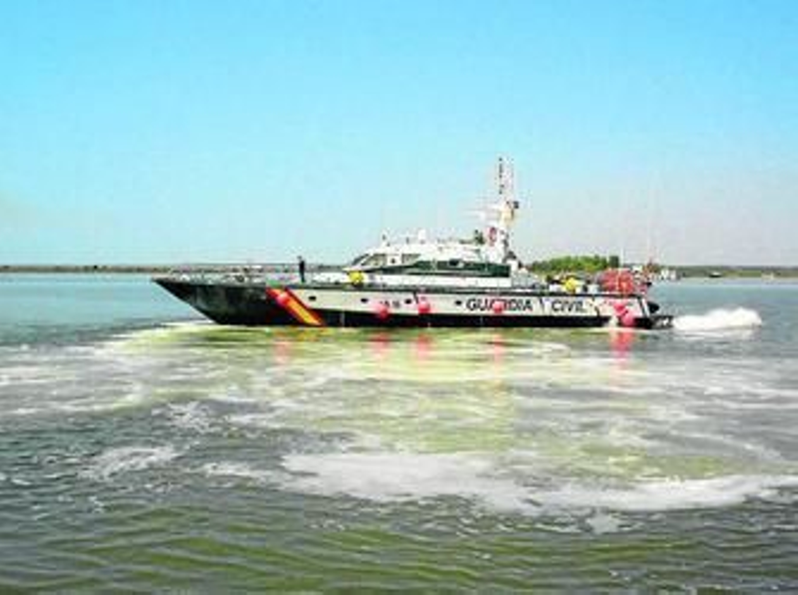 La patrullera del Servicio Marítimo de la Guardia Civil.