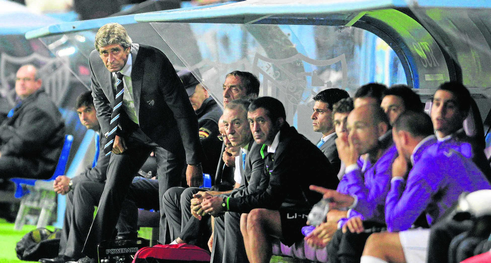 Debut de Pellegrini en el Málaga Debut de Pellegrini en el Málaga