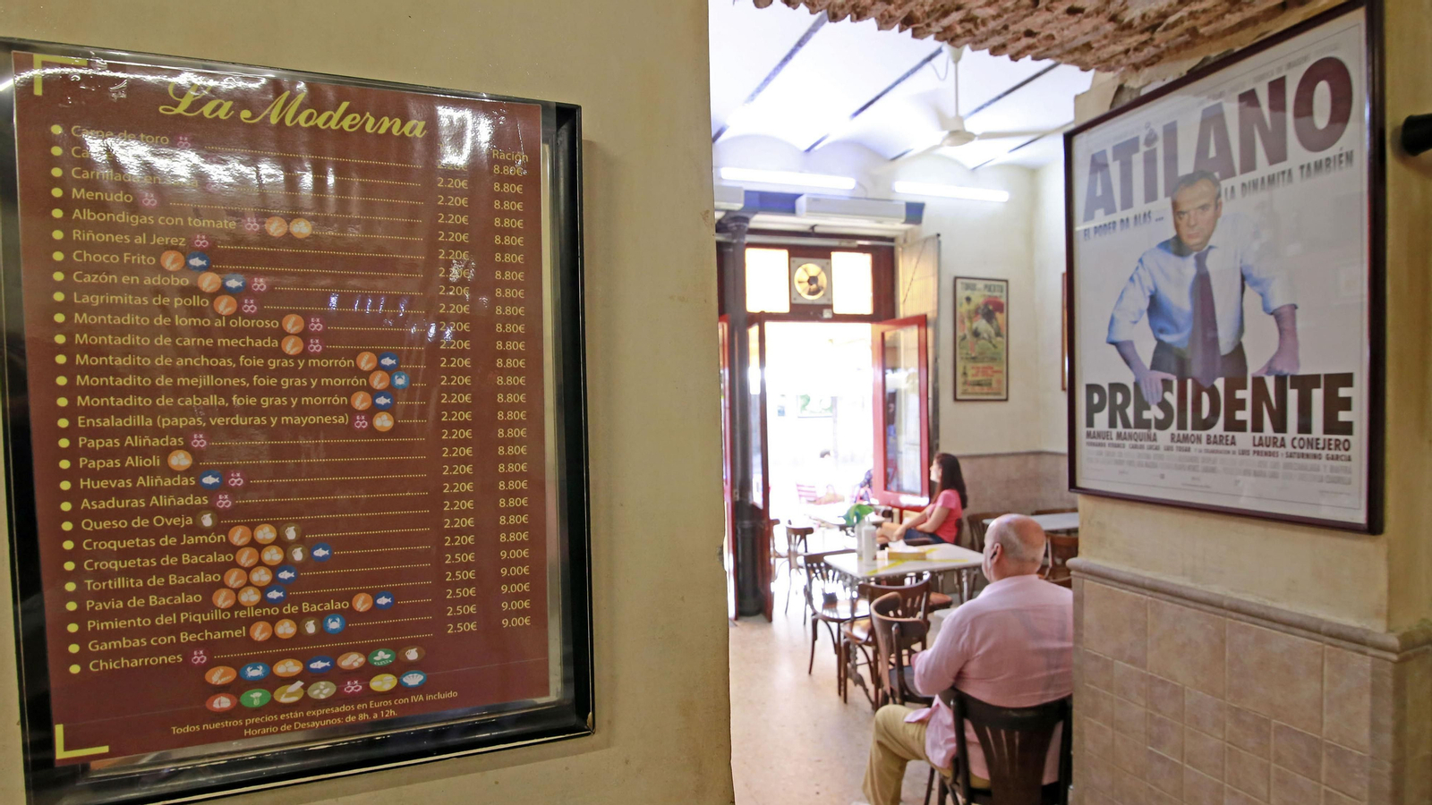 Reapertura de 'La Moderna'