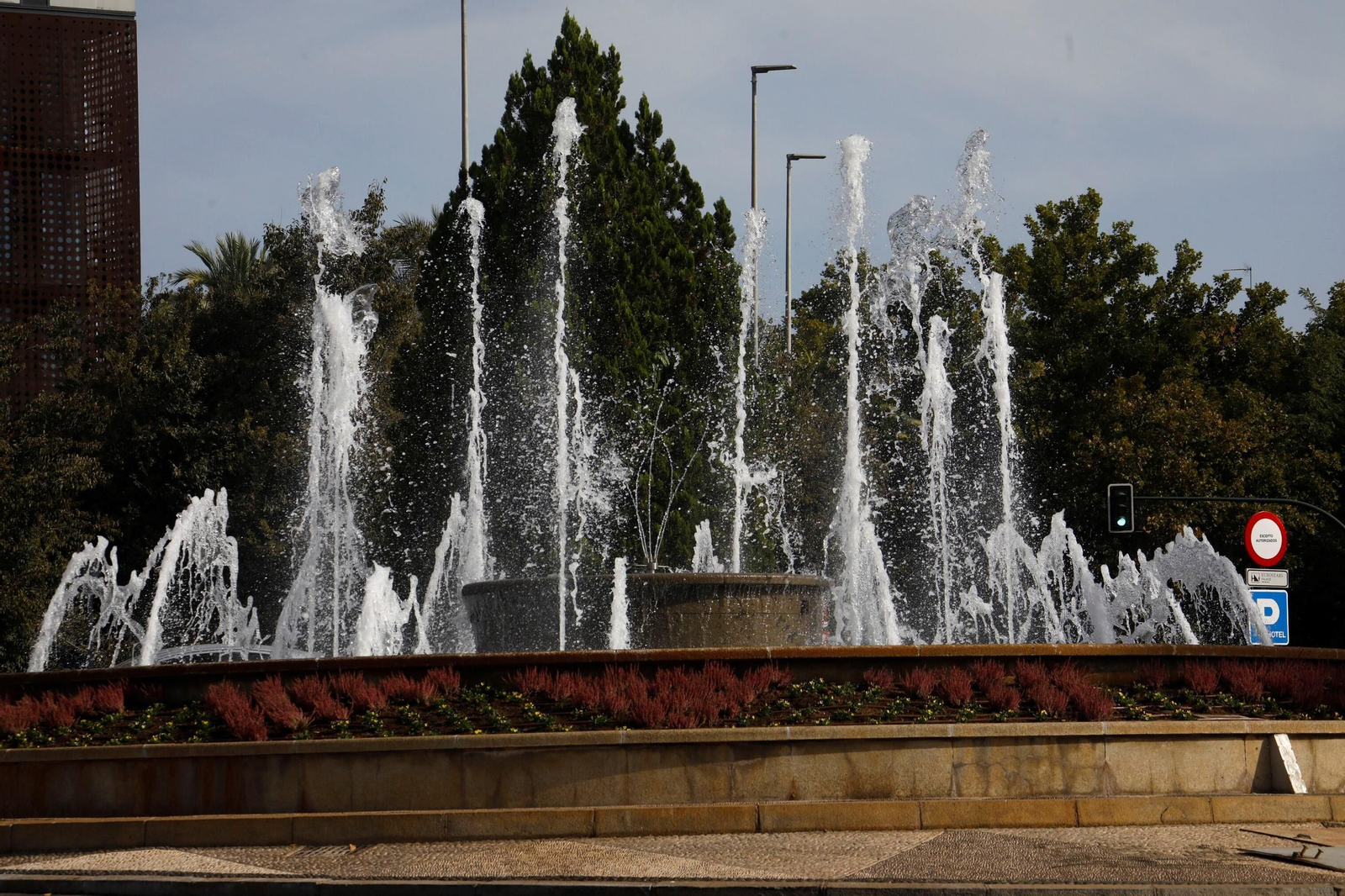 Así luce la fuente de Vallellano tras sus obras de mejora.
