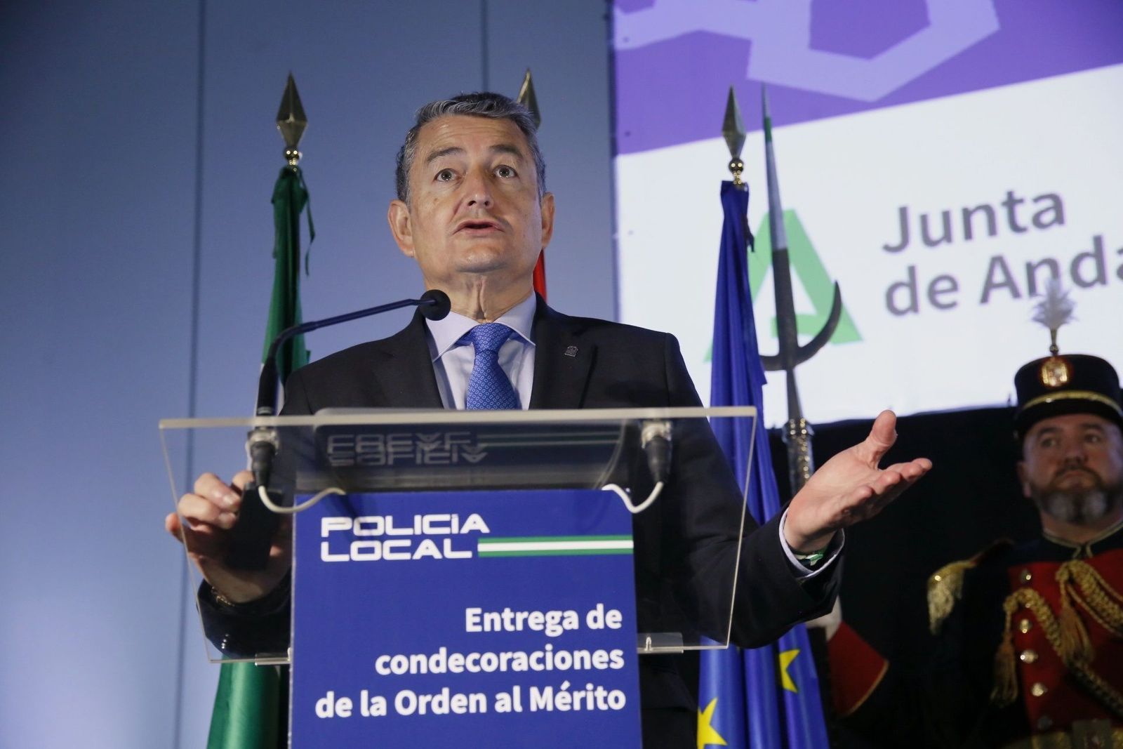 Antonio Sanz, en un acto de la Junta de Andalucía en Córdoba